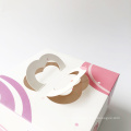 Disposable stylish small cake box with handle